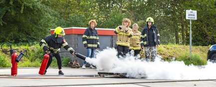 Workshop kraamverzorgenden De Kraamvogel op brandweerkazerne van Hoorn