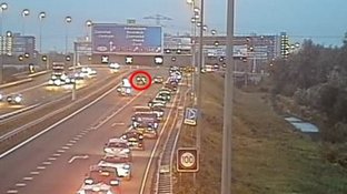 Drukke ochtendspits door ongelukken op A7 en A4