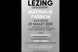 Lezing Matthäus Passion in Hoorn