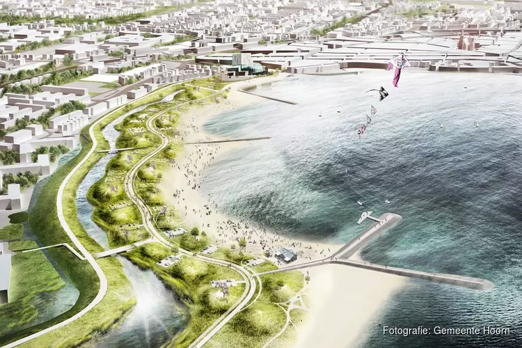 Veel belangstelling voor nieuwste schetsen stadsstrand Hoorn