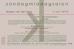 25e Zondagmiddagsalon in De Boterhal met Margo van der Pool