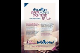 Open Koffieochtenden tijdens zomermaanden