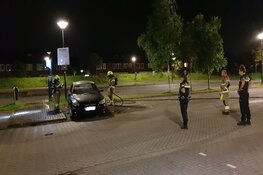 Auto met buitenlands kenteken in brand