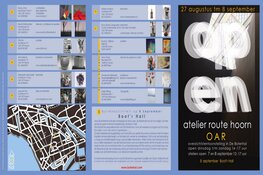 Open Atelier Route Hoorn 2019  7 en 8 september