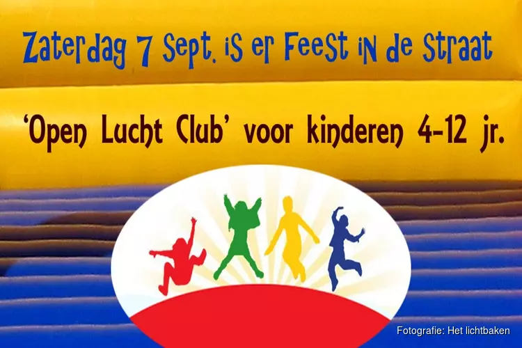Feest in de straat: ‘Open Lucht Club’ voor kinderen