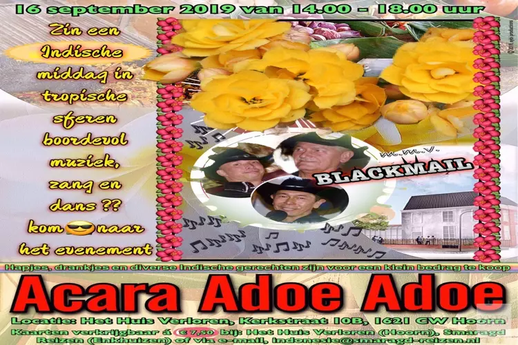 Acara Adoe Adoe in Hoornse Huis Verloren