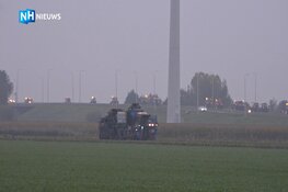 Trekkers blokkeren A7 richting Zaandam en zorgen voor lange file