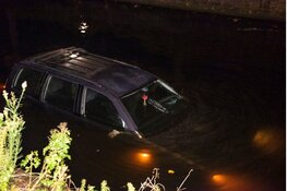 Bestuurder onder invloed raakt meerdere auto's en eindigt in water Hoorn