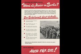 Val van de Berlijnse Muur in Museum van de 20e Eeuw