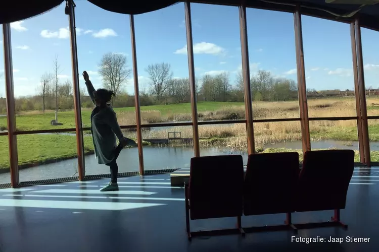 Zondag-yoga met uitzicht op het groen van Natuurpark Blokweer Blokker/Hoorn met Bamboeyoga: Laatste keer voorafgaand aan biomarkt