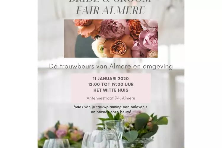 Trouwbeurs Bride & Groom Fair Almere voor Ondernemers