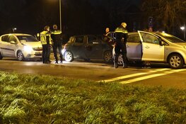 Kettingbotsing tussen drie voertuigen