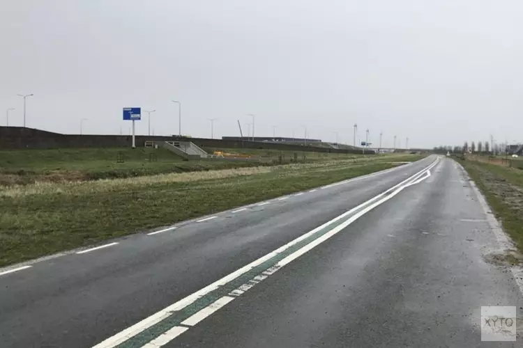 Tijdelijk fietspad naar fietstunnel Zevenhuis