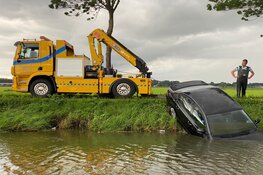 Auto te water in Berkhout