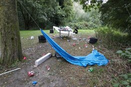 Illegaal feestje in Julianapark?