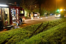 Beknelde automobiliste door brandweer bevrijd na ongeval in Hoorn