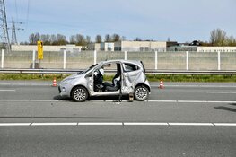 Chaos en veel oponthoud na botsing met tankauto op A7