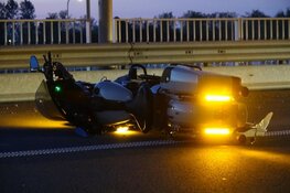 Motorrijder gewond op A7 bij Hoorn-Noord