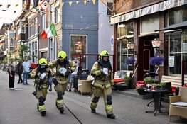 Brandje in Hoorns café