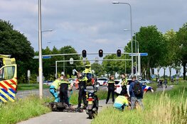 Traumahelikopter landt bij ernstig ongeluk in Schellinkhout, twee personen met spoed naar ziekenhuis gebracht