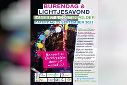 Lichtjesavond Bangert en Oosterpolder vier je samen met je buren!  Zaterdag 25 september, 20.00-22.00 uur