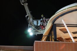 Brand in wooncomplex Zwaag