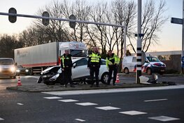 Ongeval Provincialeweg levert nodige verkeershinder op