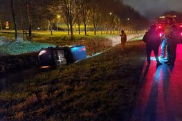 Auto te water in Hoorn, eigenaar duikt plotseling op uit de bosjes