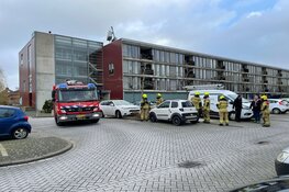 Glazenwassersbakje dreigt te vallen door storm
