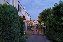 Meerdere woningen ontruimd bij brand in Hoorn
