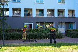 Brand in flat in Hoorn