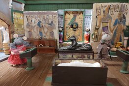 Muizenplaag in Museum van de 20e Eeuw:  Interieurs Muizenhuis te zien in Hoorn