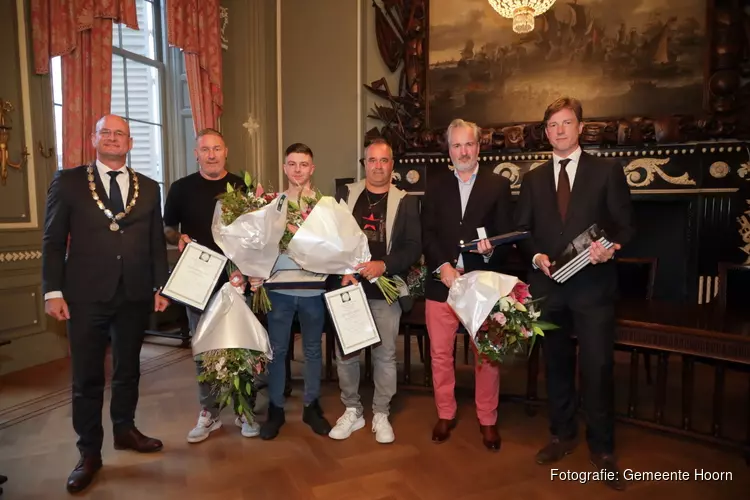 Vier redders bekroond met bronzen penning