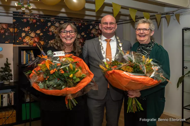Koninklijke onderscheiding voor Jacqueline van Hoorn en Gonda de Vries