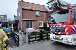 Brand in woning Schellinkhout
