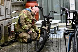 Brand in woning Zwaag door elektrische scooter