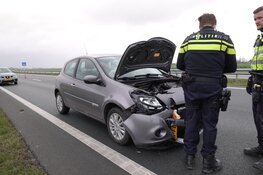 Plastic kuubskisten op de Westfrisiaweg bij Hoogkarspel