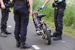 Bestuurder van minibike gewond in Hoorn