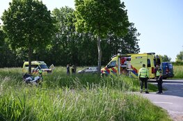 Automobilist gewond bij botsing in Berkhout