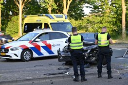 Veel schade bij ongeval in Blokker