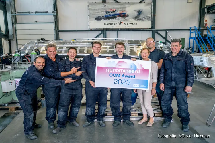 Habbeké Shipyard genomineerd voor OOM Award als beste opleider