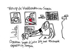 Kunstenaar Henk Veen exposeert in bloedbank Sanquin Hoorn