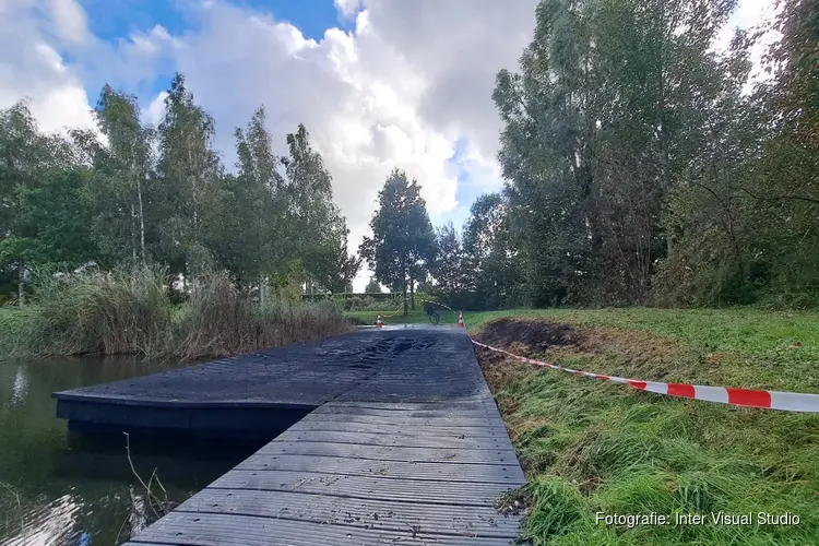 Gemeente doet aangifte van vernieling steiger