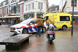 Scooterrijder gevallen in stadskern Hoorn
