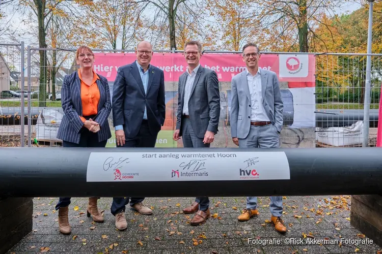 Feestelijke start warmtenet Hoorn