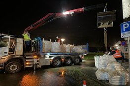 Hoogwater in Hoorn: Visserseiland dreigt te overstromen