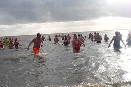 Bikkels wagen zich weer aan nieuwjaarsduik in Julianapark