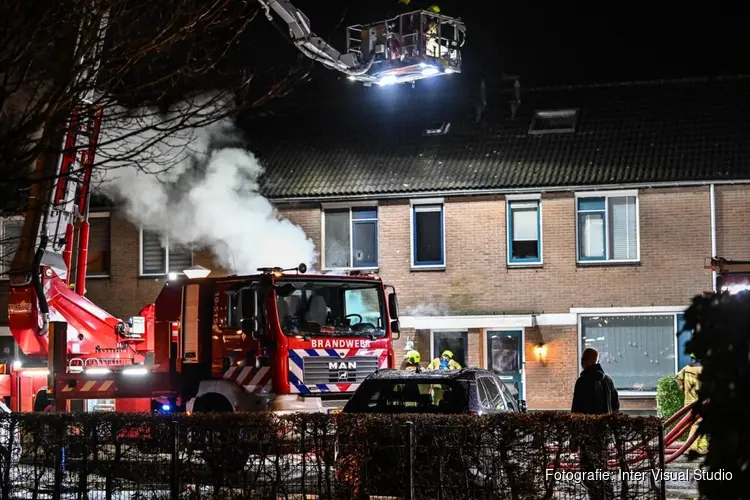 Woning zwaar beschadigd door uitslaande brand
