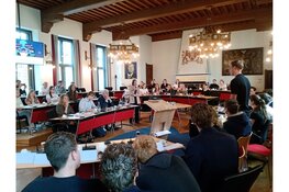 Debatwedstrijd mbo-studenten Vonk in stadhuis Alkmaar