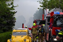 Flinke brand in opslagloods in Hem